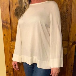Talbots White Long Sleeve Shirt | Size XL